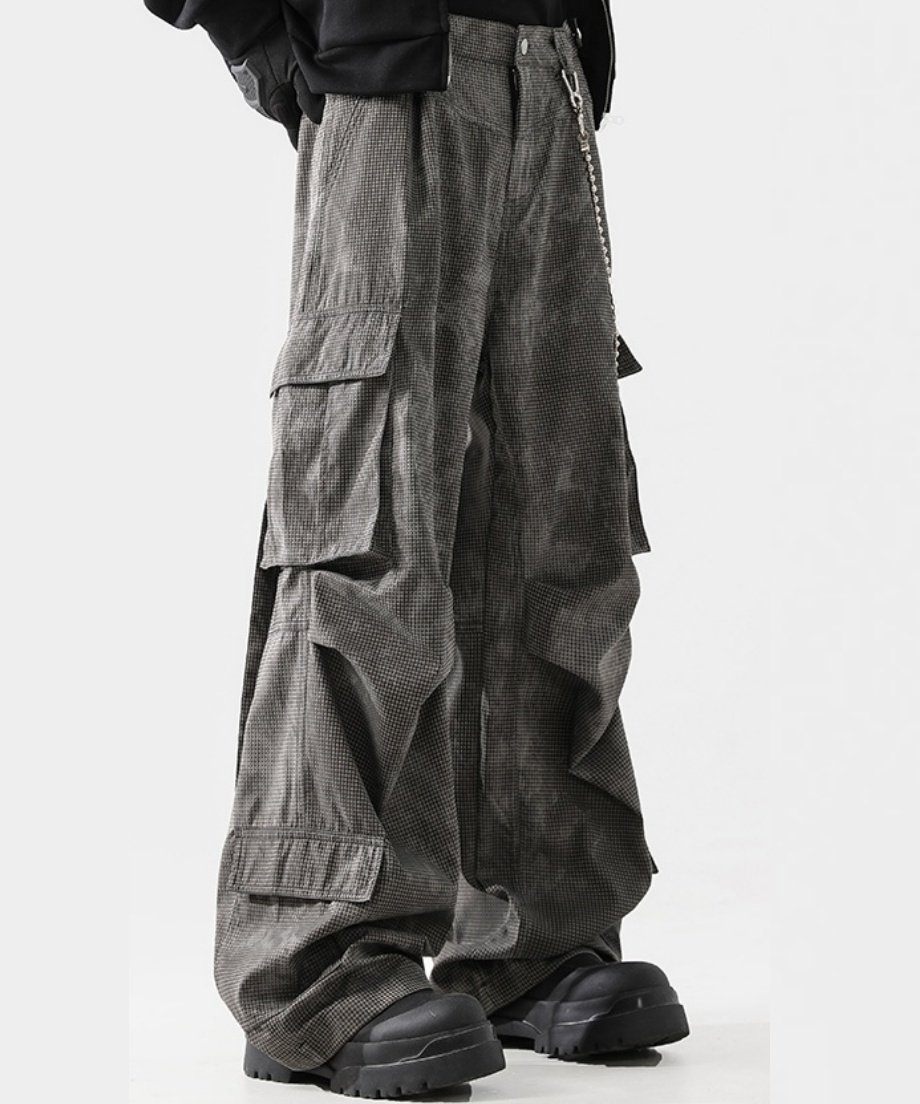 パンツ DOBBYSTRIPE HERRINGBONE WIDE CARGOPANTS DOBBYSTRIPE HERRINGBONE WIDE CARGOPANTS