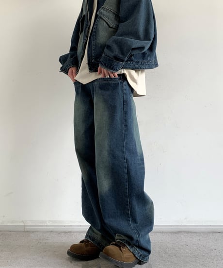 VINTAGE LOOSE STRAIGHT DENIM