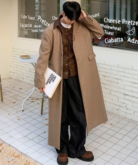 RUSTIC FAUX LEATHER JACKET