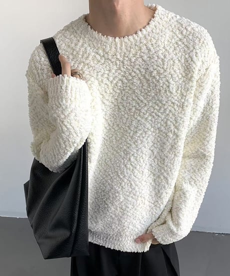 LOOSE CLOUD KNIT PULLOVER /2color