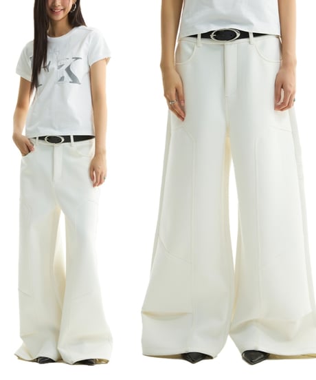 NEUTONE WIDE PANTS /2color