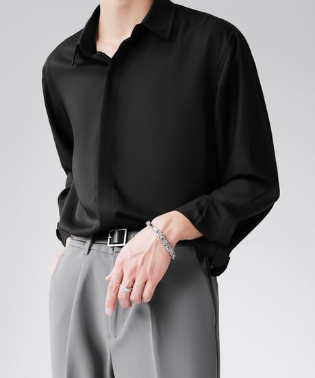HIGH-END LOOSE DRAPE SHIRT /3color