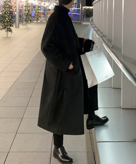 WOOL-LIKE BASIC COAT /2color