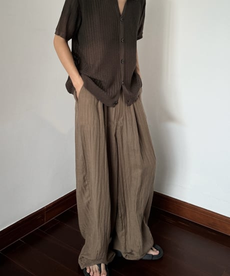 DRAPEFLOW WIDE PANTS /2color