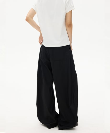LUXFLOW WIDE PANTS /2color
