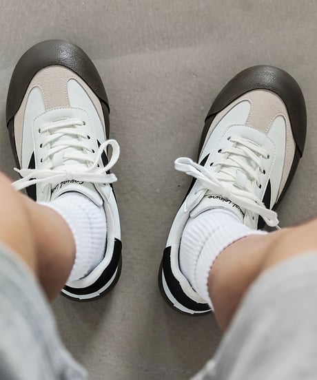 THICK-SOLED FLUFFY SNEAKERS /3color
