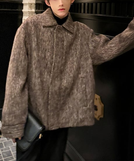 WOOL-LIKE LOOSE JACKET /2color