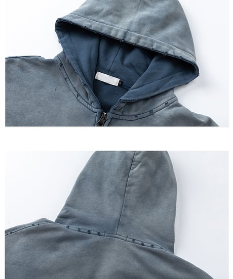 USEDLIKE DAMAGE ZIPHOODIE