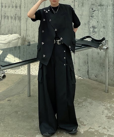 METRO DRAPE WIDE PANTS /2color