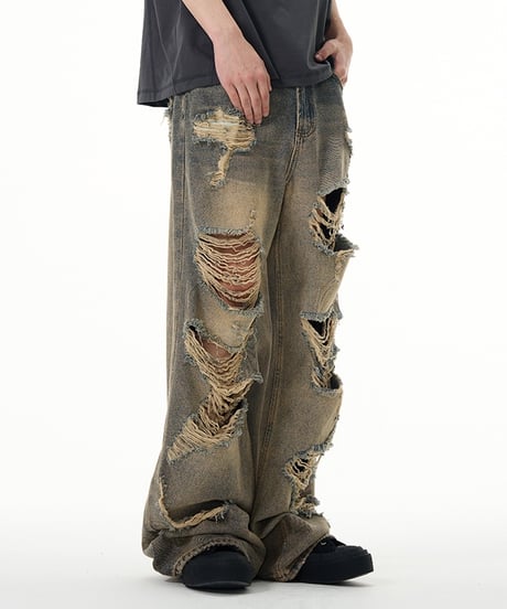 GRUNGEDESTROY LOOSE DENIM