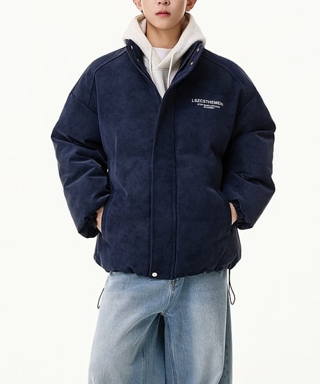 MATTE FAUX LEATHER PAD JACKET /6color