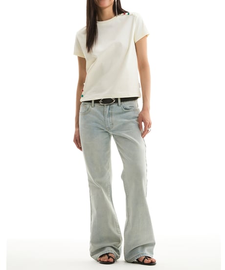 LINEPOP SHORT TEE /2color