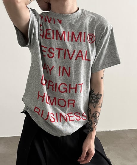 SIGNNOISE SCRIPT TEE /2color