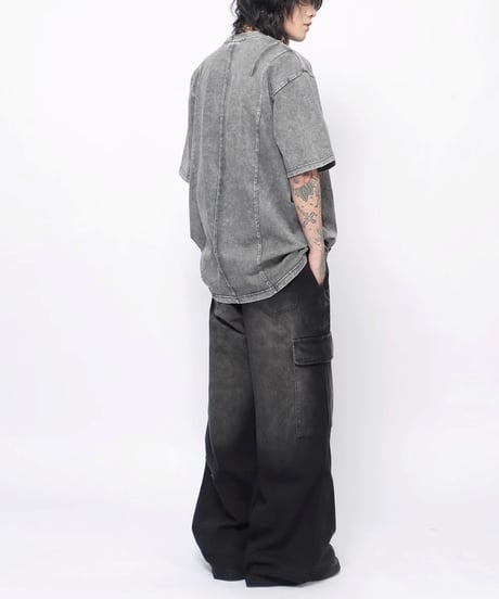 GRUNGE UTILITY TEE /2color