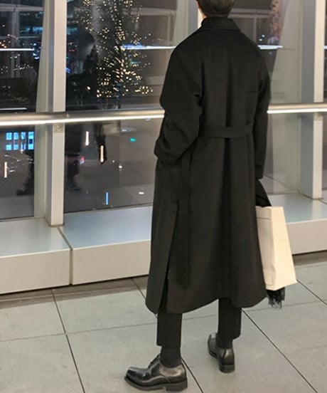 WOOL-LIKE BASIC COAT /2color