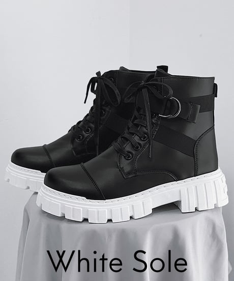 HIGH SOLE SNEAKER BOOTS /2color