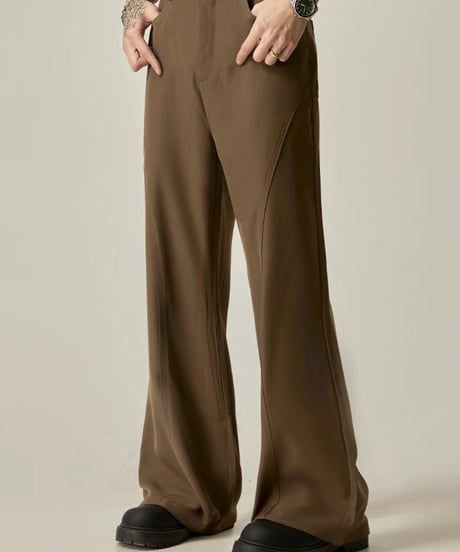 HIGH-END BOOT CUT PANTS /2color