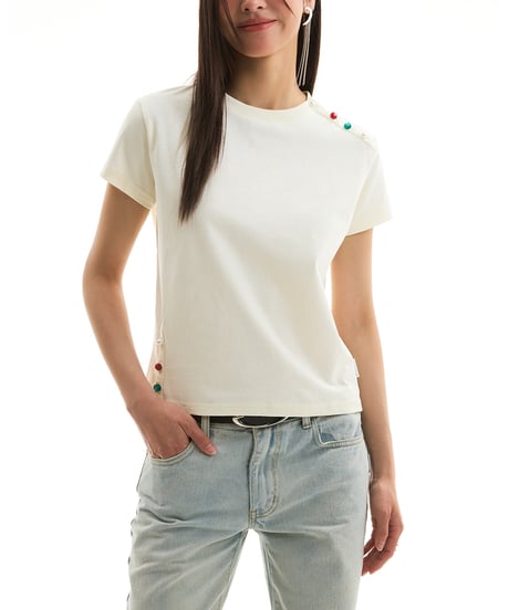 LINEPOP SHORT TEE /2color