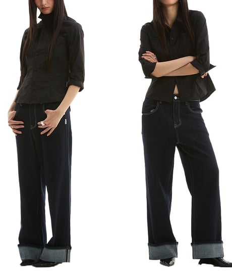 FLIP-Y2K STRAIGHT DENIM