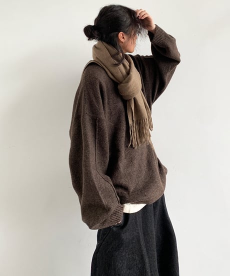 LOOSE MAILLARD KNIT /3color