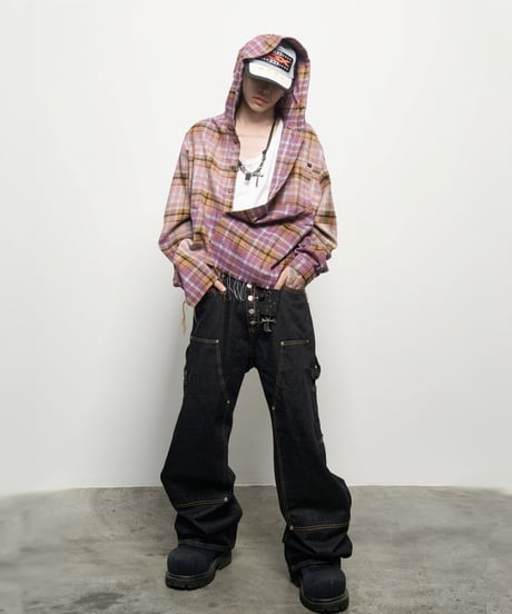 ROUGHPLAID HOOD SHIRT