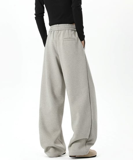 WIDE TUCK SWEATPANTS /2color