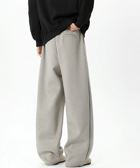 WIDE TUCK SWEATPANTS /2color