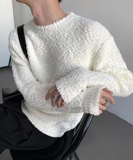 LOOSE CLOUD KNIT PULLOVER /2color