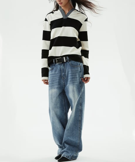 WIDE STRAIGHT VINTAGE DENIM