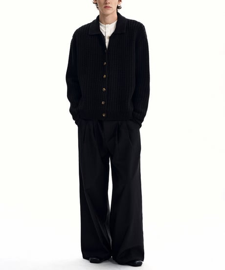 CLASSIC CABLE SHORT CARDIGAN /2color