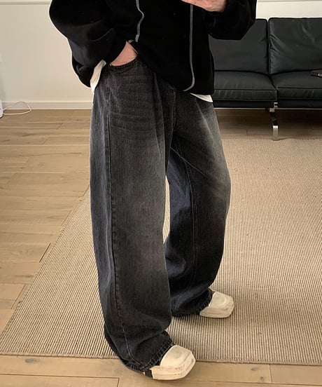 LOOSE STRAIGHT K-STYLE DENIM /3color