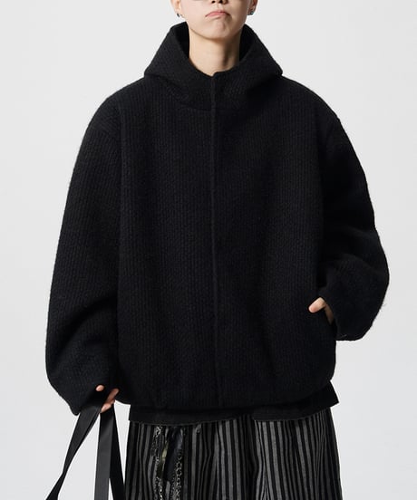 COZYHOOD WOOLLIKE KNIT /2color