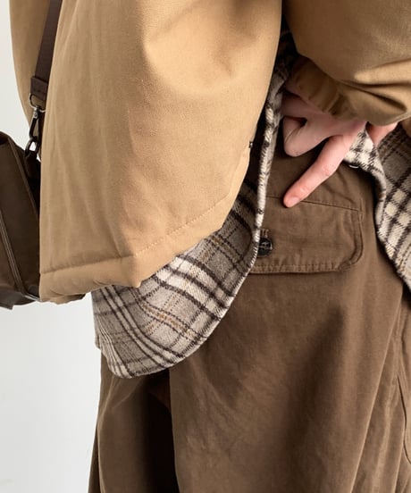 PLEATED WIDE PANTS /3color