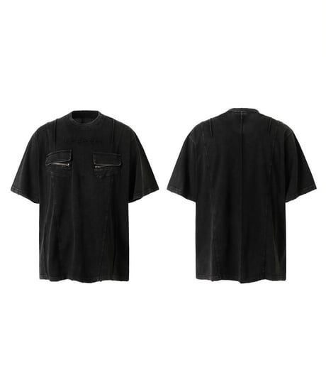 GRUNGE UTILITY TEE /2color