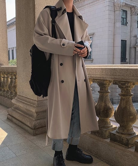 K-STYLE TRENCH COAT /2color