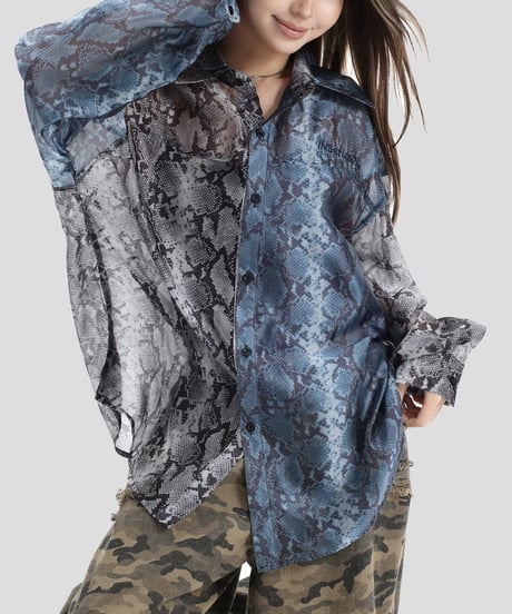 VENOMSCALE SHEER SHIRT