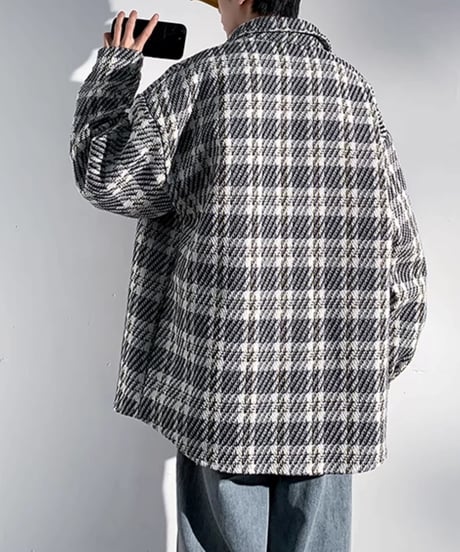 SPRING CHECK SHIRT JACKET /2color