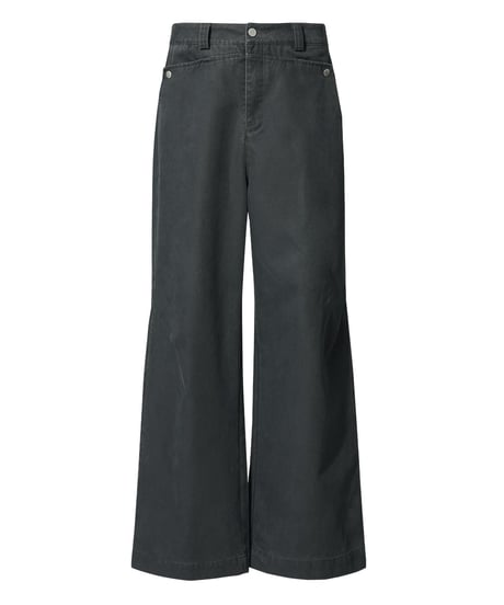 WIDE STRAIGHT WORK PANTS /2color