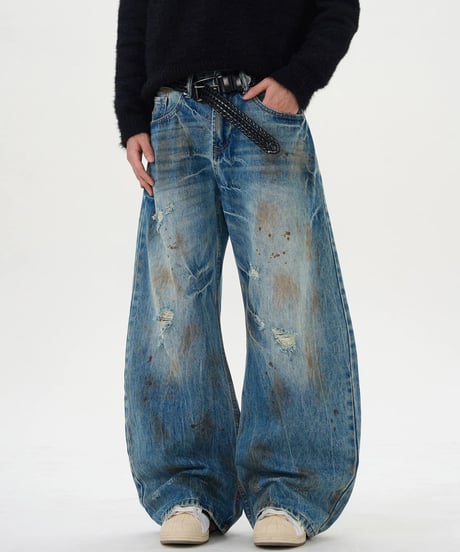 GRUNGECORE WIDE DENIM