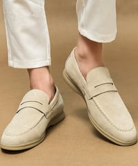 LUXURY SUEDE PENNY LOAFERS /3color