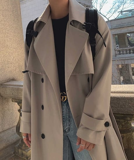 K-STYLE TRENCH COAT /2color
