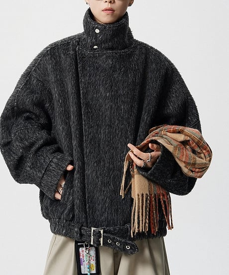 VELVET TOUCH STAND JACKET /3color