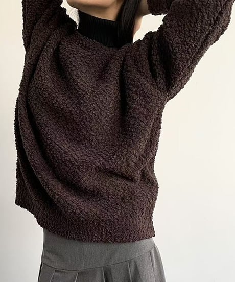 LOOSE CLOUD KNIT PULLOVER /2color