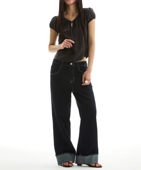 FLIP-Y2K STRAIGHT DENIM