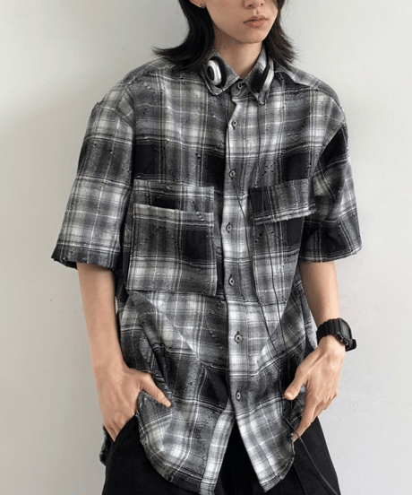 RUSTNOISE CHECK SHIRT /3color
