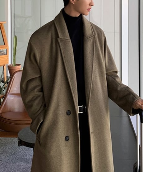WOOL-LIKE BASIC COAT /2color