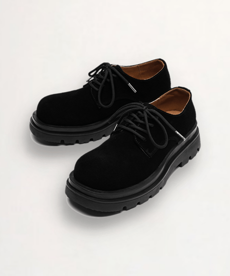 REAL LEATHER LOWTOP BOOTS /2color
