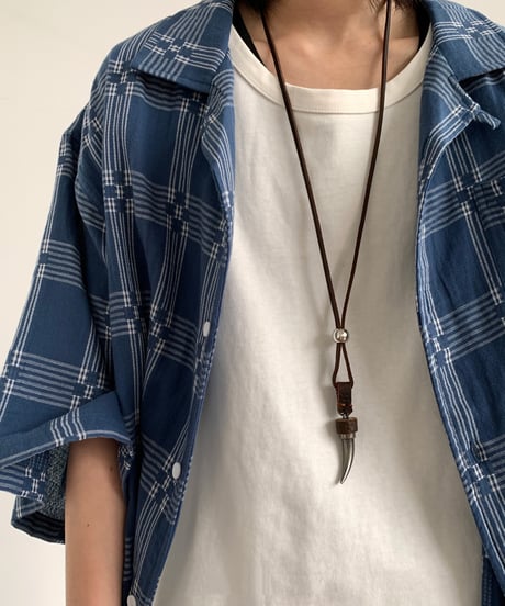 LEATHER NECKLACE-WOLFFANG