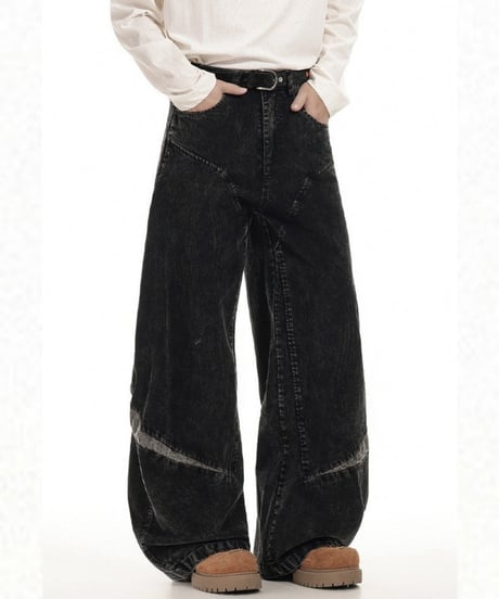 CORDVAULT WIDE PANTS  /2color