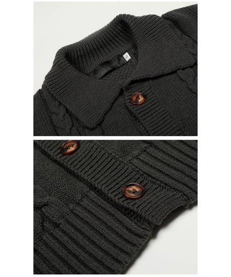CLASSICARGYLE KNIT CARDIGAN /2color
